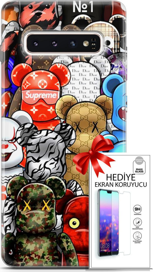 Samsung Galaxy S10 Kılıf Orijinal Seri Bounce 13 Louisa Burke Case Kapak Ekran Koruyucu