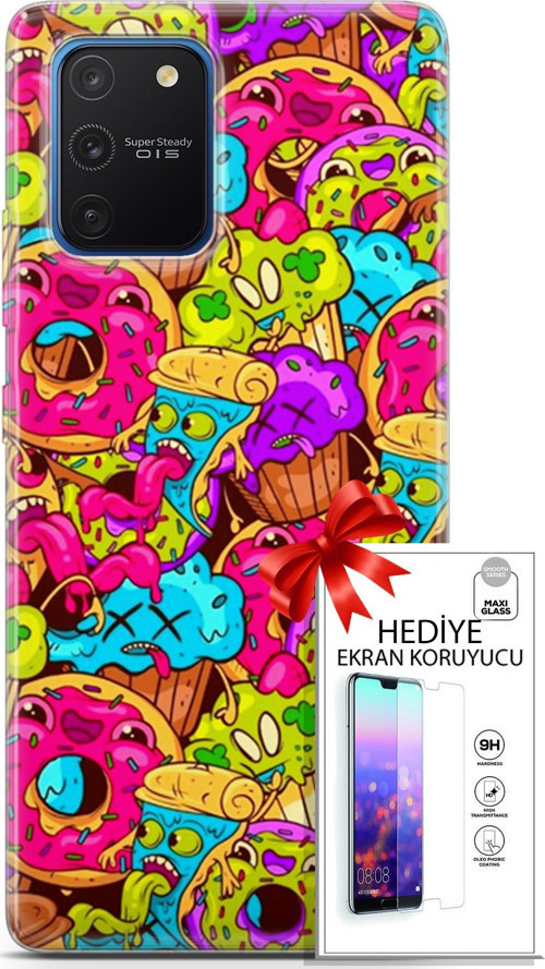 Samsung Galaxy S10 Lite Kılıf Orijinal Seri Bounce 01 Annabella Gordon Telefon Kılıfı + Ekran Koruyucu