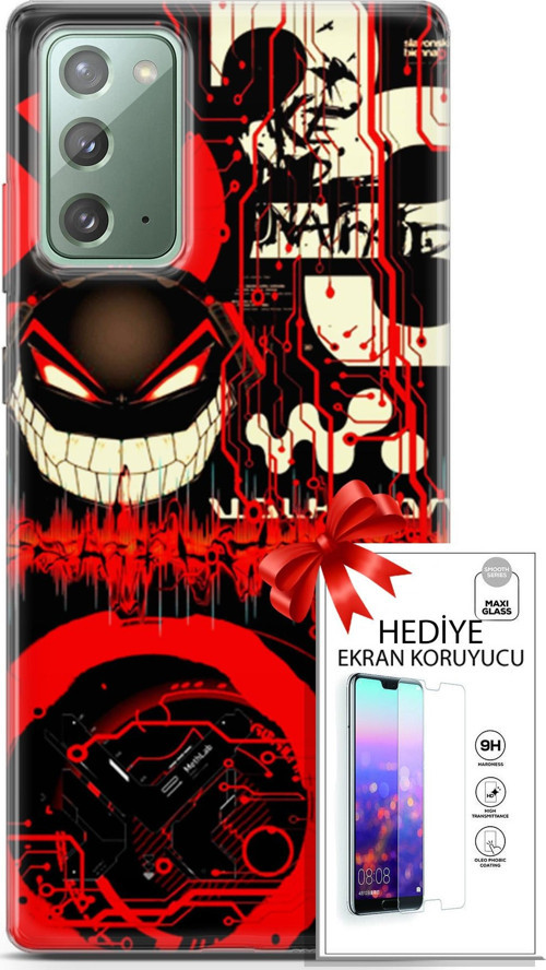 Samsung Galaxy Note 20 Kılıf Orijinal Seri Bounce 30 Taylor Collins Kenarları Şeffaf Kapak Ve Ekran Koruyucu