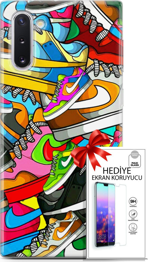 Samsung Galaxy Note 10 Kılıf Orijinal Seri Bounce 25 Jess Dawson Soyulmayan Kılıf + Ekran Koruyucu F