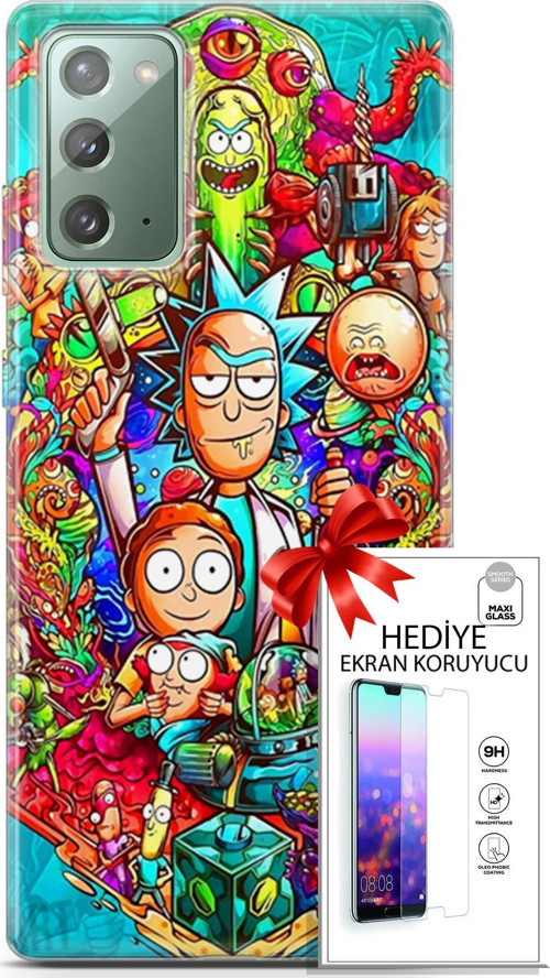 Samsung Galaxy Note 20 Kılıf Orijinal Seri Bounce 03 Hattie May Arka Kapak + Ekran Koruyucu
