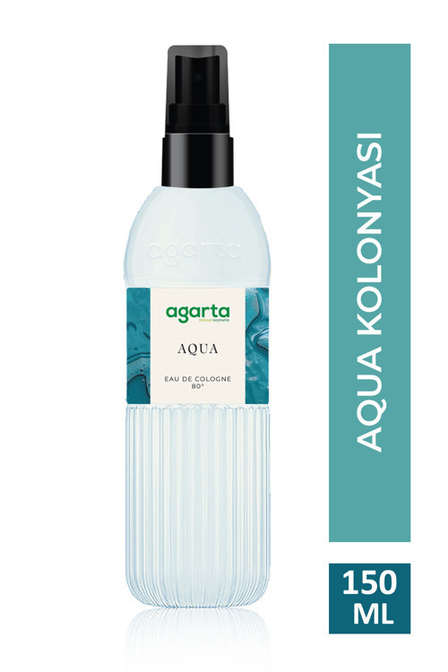 Pet Şişe 80 Derece Aqua Kolonyası 150 Ml