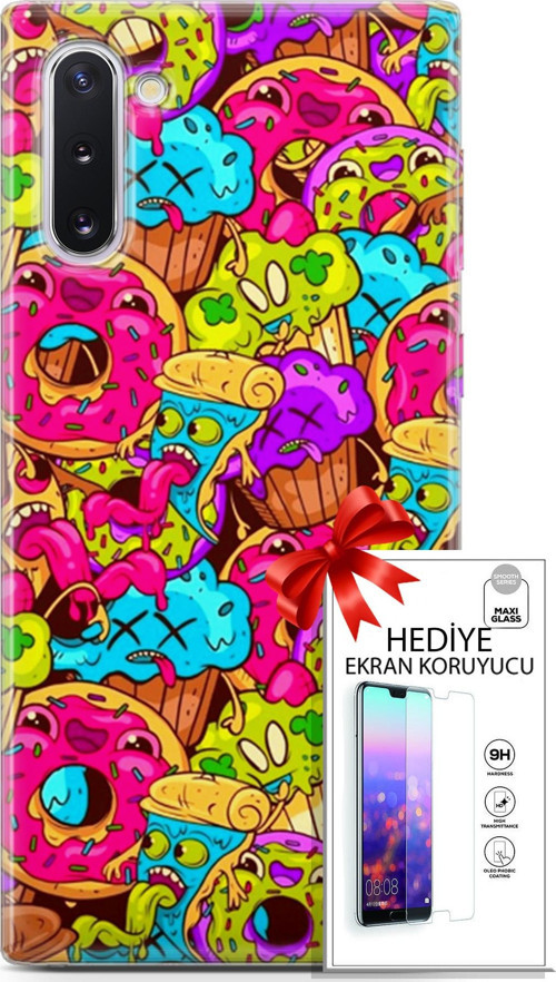 Samsung Galaxy Note 10 Kılıf Orijinal Seri Bounce 01 Annabella Gordon Telefon Kılıfı + Ekran Koruyucu