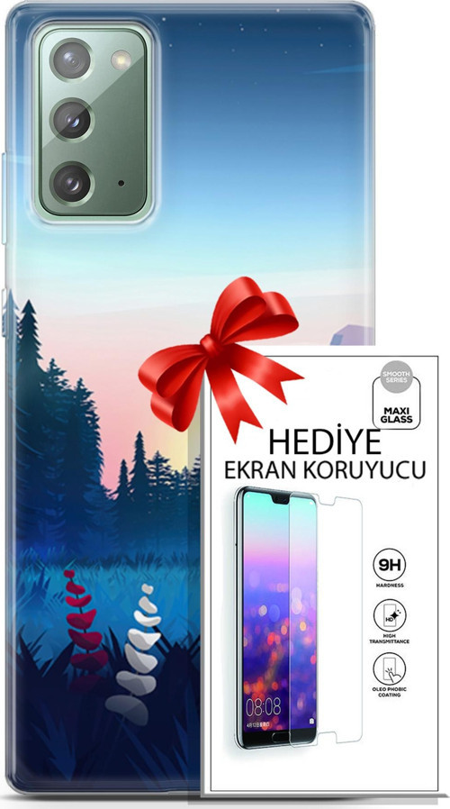 Samsung Galaxy Note 20 Kılıf Orijinal Seri Neo 11 Batgirl 4K Baskılı Kılıf + Ekran Koruyucu Full Koruma