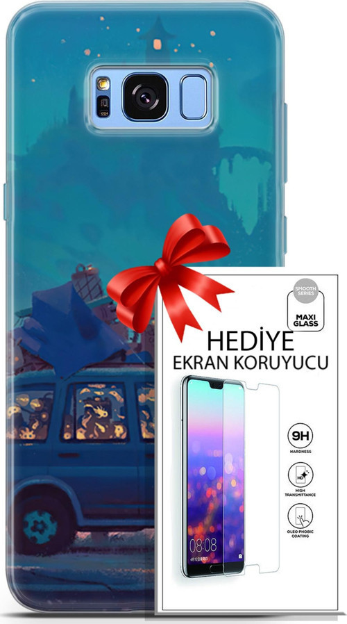 Samsung Galaxy S8 Plus Kılıf Orijinal Seri Neo 10 Thanos Full Hd Kılıf + Ekran Koruyucu