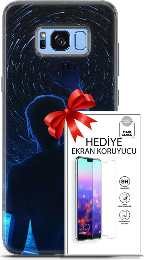 Samsung Galaxy S8 Plus Kılıf Orijinal Seri Neo 14 Batman The Joker Cover Kılıf + Ön Ekran Koruyucu