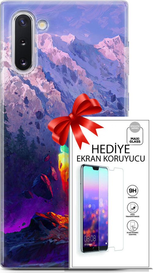 Samsung Galaxy Note 10 Kılıf Orijinal Seri Neo 24 Örümcek Adam Darbe Emici Kılıf + Ekran Koruyucu
