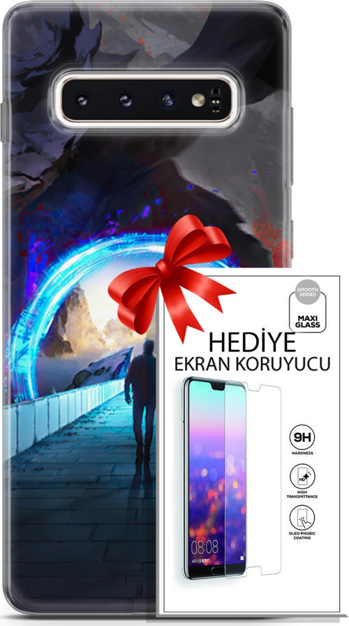 Samsung Galaxy S10 Kılıf Orijinal Seri Neo 20 Punish Renkli Kılıf Ekran Koruyucu