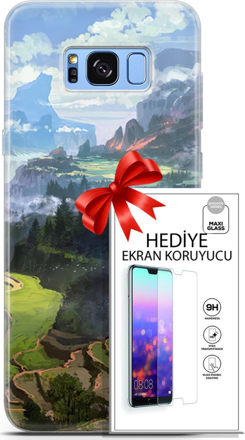 Samsung Galaxy S8 Plus Kılıf Orijinal Seri Neo 23 Joker Kart Telefon Kabı Ve Ekran Koruyucu