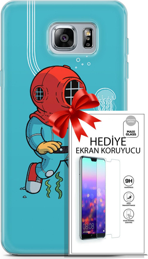 Samsung Galaxy Note 5 Kılıf Orijinal Seri Neo 08 Batman Dc Baskılı Kılıf + Ekran Koruyucu