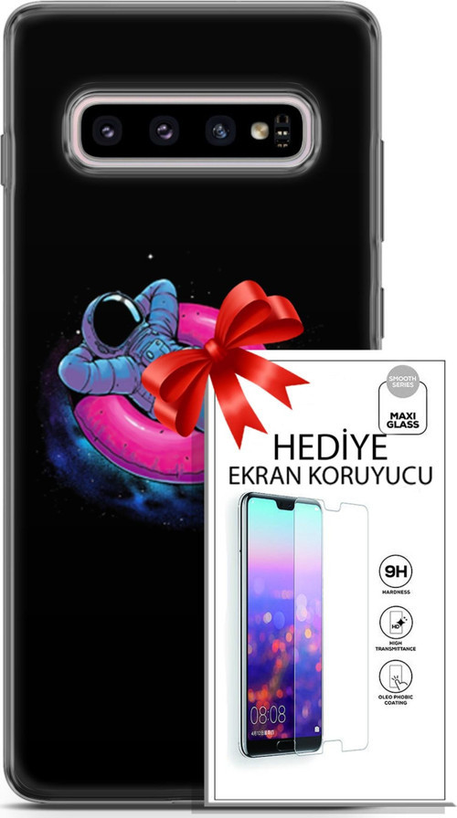 Samsung Galaxy S10 Plus Kılıf Orijinal Seri Neo 09 Darkseid Uv Kılıf Ve Ekran Koruyucu