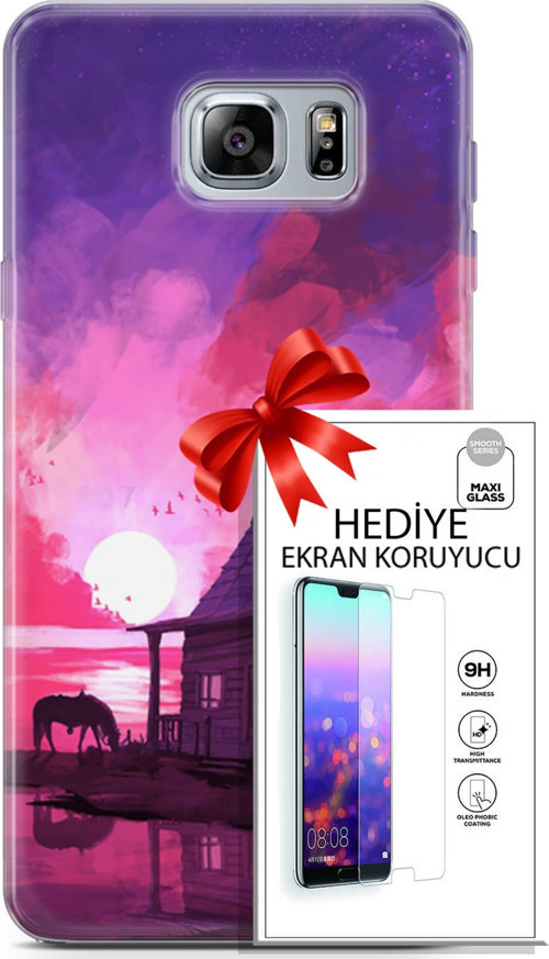 Samsung Galaxy Note 5 Kılıf Orijinal Seri Neo 27 Aquaman Lazer Kesim Silikon Ekran Koruyucu