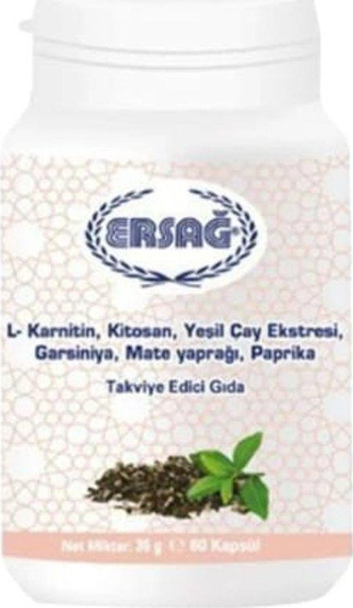 L-karnitin, Kitosan, Yeşil Çay Ekstresi, Garsiniya, Mate Yaprağı, Paprika Içeren Gıda Takviye