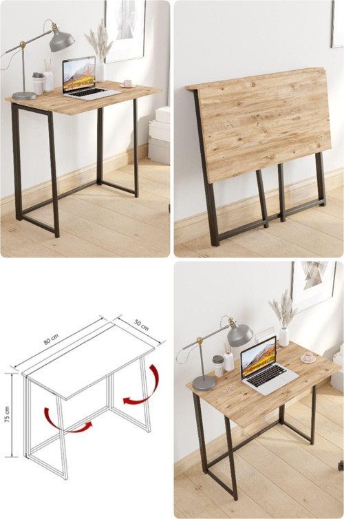 Workpro Katlanır Çalışma Masası Katlanabilir Pratik Çalışma Masası Bilgisayar Masası Çizim Masası