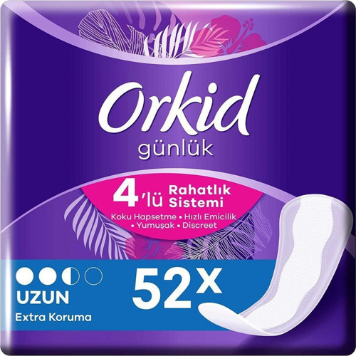 Extra Koruma Uzun Günlük Ped 52 Adet