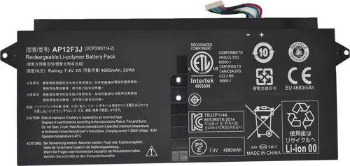 Acer S7-191-53314G12ass Notebook Bataryası Pili