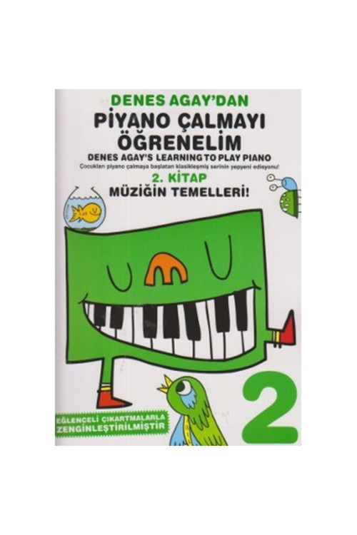 Porte Müzik Yayınları Denes Agay'Dan Piyano Çalmayı Öğrenelim 2. Kitap