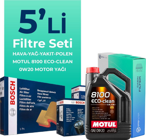 Opel Insignia 1.5 Dizel Filtre Bakım Seti Motul Motor Yağlı (2018-2023) 5 Li