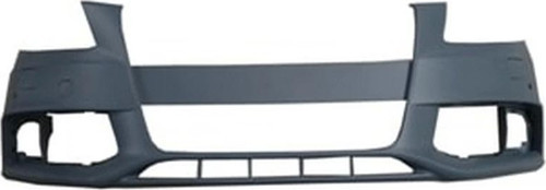 2008-2012 Audi A4 Ön Tampon Gri (Astarlı Far Yıkama Kapaklı-Sensör Delikli) (Tyg) (Adet) (Oem No:8K0