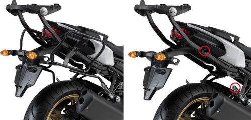 PLXR366 YAMAHA FZ8-FAZER8 (10-15) Yan Çanta Taşıyıcı