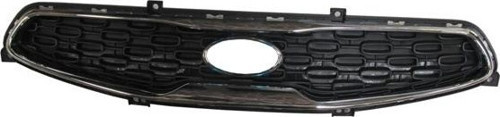 2015-2017 Kıa Picanto Ön Panjur Siyah Nikelaj Çıtalı (Bfn) (Oem No:863501Y500)