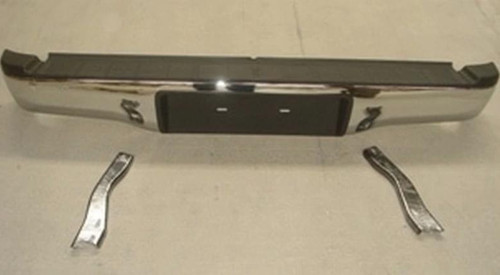 2007-2012 Mazda Bt 50 Pıck Up- Arka Tampon Nikelajlı (Plaka Takılan Tip) (Bağlantı Ayaklı)(Bfn) (Ade