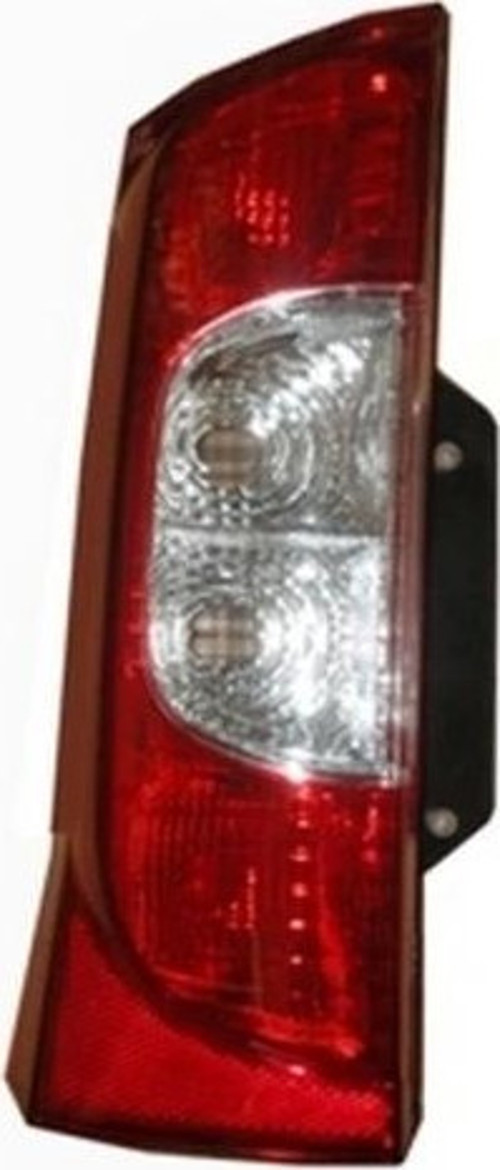 2008-2017 Peugeot Bipper Stop Lambası Sol Kırmızı-Beyaz (Bagaj Kapağı Yana Açılan Tip) (Pleksan) (Ad