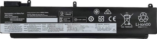 Lenovo ThinkPad E450C Notebook Bataryası Pili - Ver.2 (Alt)