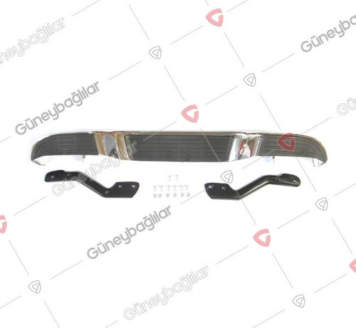 Tampon Hılux Arka 98-05 Krom Altı Oval Bağlantı Braketleriyle Set (Oem No: 52105-35210)