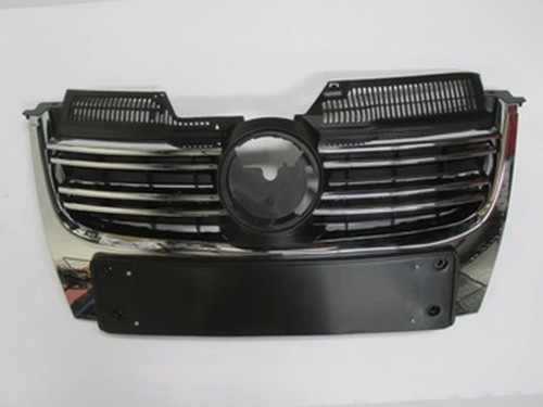 2006-2010 Volkswagen Jetta 5 Ön Panjur (Nikelaj Kaplamalı) Sensör Deliksiz (Plakalık 52 Cm) (Bfn) (A