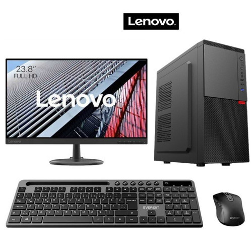 Tx5235 i5 7400 16GB DDR4 256GB SSD 23.8 inç FHD Lenovo Kurumsal Ofis Hazır Sistem
