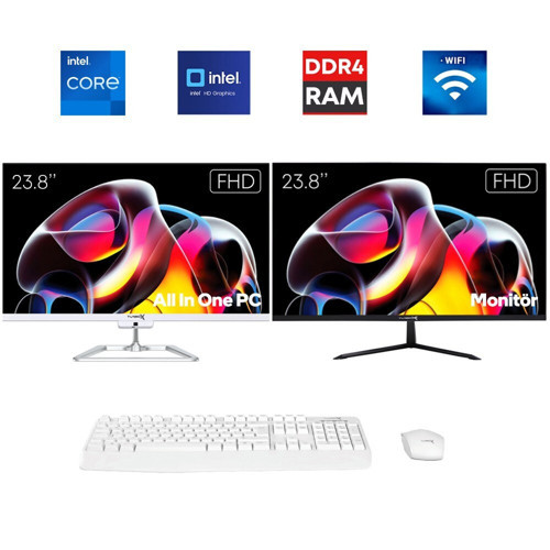 TAxPlus5 i5 10400 16GB DDR4 512GB SSD 1x 23.8 inç FHD Monitör 1x 23.8 inç FHD All in One PC