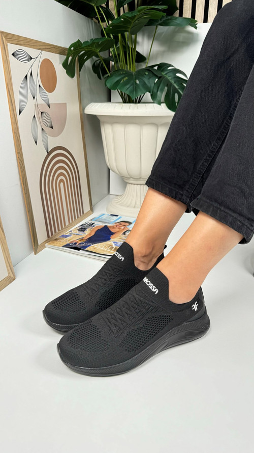 Allyup Günlük Unisex Sneaker Slip-On Nefes Alabilen Hafif Yürüyüş Bağcıksız Esnek Spor Ayakkabı 041F