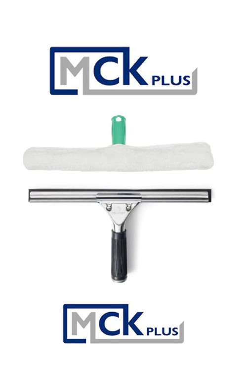 Cam Silme Aparatı Çekçek Metal 35Cm Mikrofiber Peluş Ve Aparatı 35 Cm Temizlik Seti (1’Er Adet)