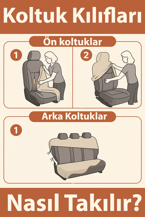 Fiat / Tofaş Tipo ile uyumlu oto koltuk kilifi fit yapisi ile aracinizin havasini degistirir 8