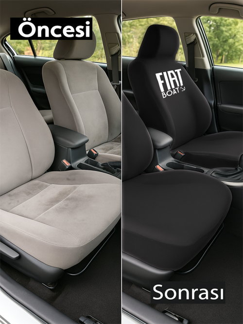 Fiat / Tofaş Tipo ile uyumlu oto koltuk kilifi fit yapisi ile aracinizin havasini degistirir 3
