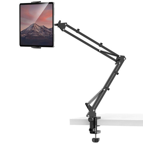 T2 Çift Kollu Mikrofon Telefon ve Tablet Masa Standı