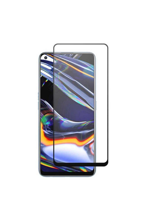 Realme 7 Pro Uyumlu Kenarları Kırılmaya Dayanıklı Cam Ekran Koruyucu