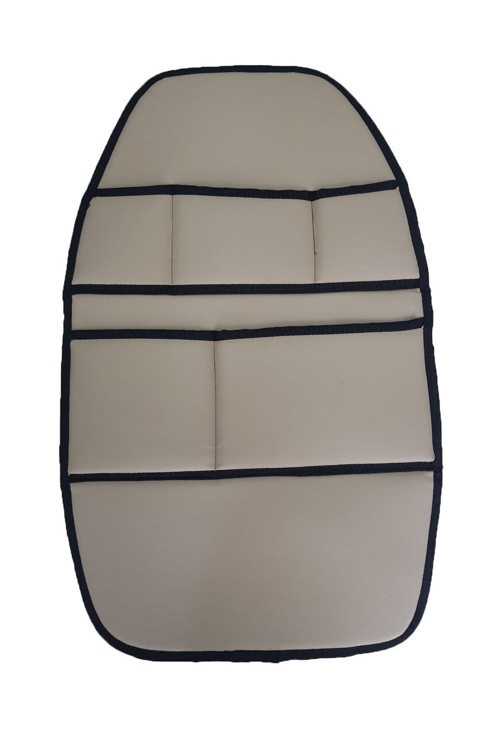 Hyundai Ix35 2010-2015 Arası Uyumlu Oto Koltuk Arkası Organizer Suni Deri 1 Adet Bej