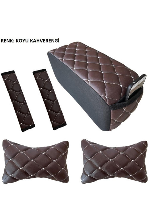 Renault 19 Europa Emniyet Kemer Konforu+Kolçak+Boyunluk Kahverengi