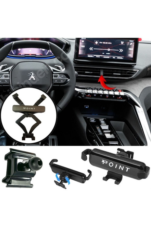 Peugeot 5008 Cep Telefonu Tutacağı Havalandırma Robotik Açılır Kapanır 2017 - 2024 Arası