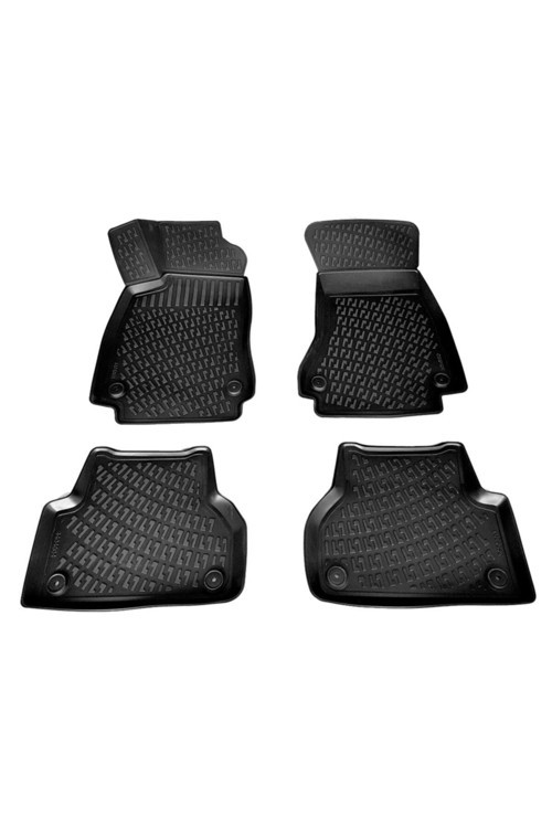 Audi A4 3D Paspas Havuzlu Sedan B9 2015 - 2020 Arası Siyah 4 Lü Set