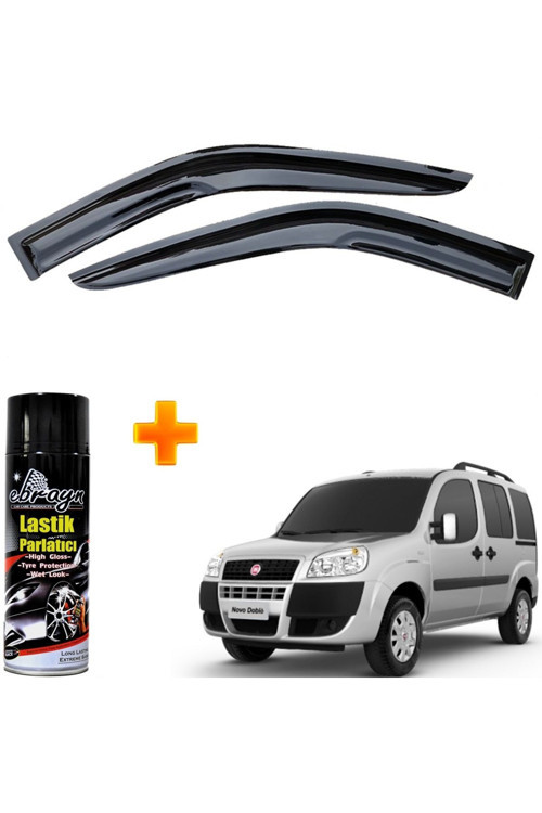 Fiat Doblo 1 Mügen Cam Rüzgarlığı 2000-2009 Arası Ön Iki Camlar 2 Li Takım +500Ml Lastik Parlatıcı