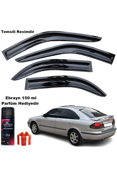 Mazda 626 Hatchback Mügen Cam Rüzgarlığı 1998-2002 Arası 4 Lü Takım Koku Hediyeli