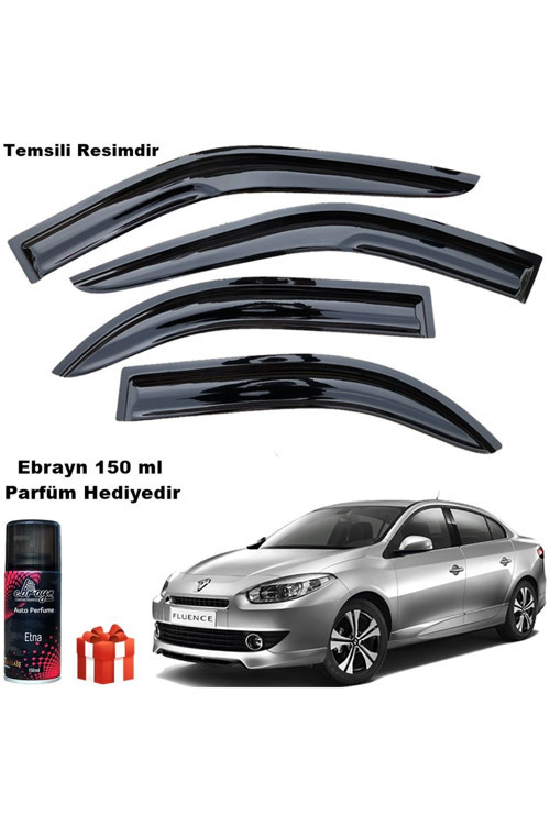 Renault Fluence Mügen Cam Rüzgarlığı 2010 - 2020 Arası 4 Lü Takım Koku Hediyeli