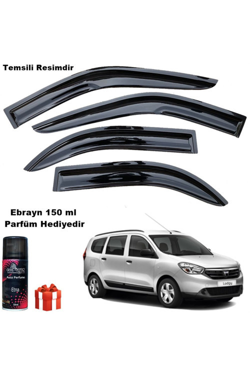 Dacia Lodgy Mügen Cam Rüzgarlığı 2013-2019 Arası 4 Lü Takım Koku Hediyeli