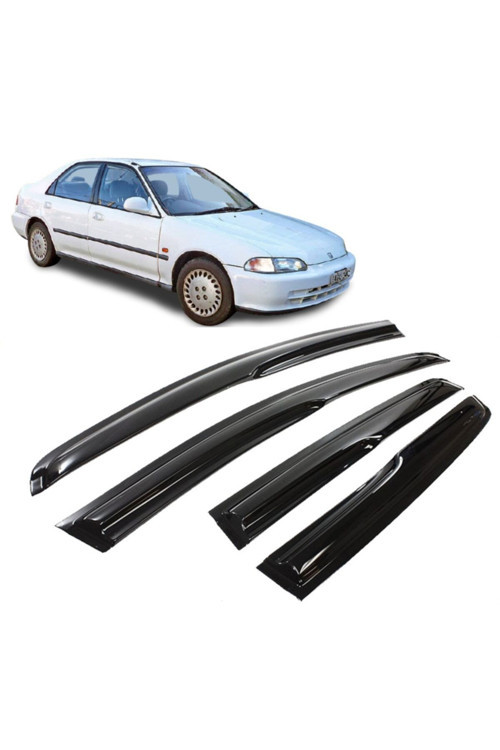 Honda Civic Mügen Cam Rüzgarlığı 1992 - 1996 Arası 4 Lü Takım