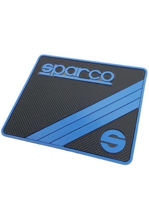 Kaydırmaz Silikonlu Ped Araç Göğüs Torpido Ev Ofis Çok Amaçlı Sparco Desenli 19 Cm X 16,5 Cm