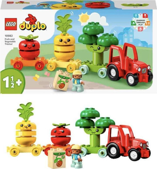 Duplo İlk Meyve Sebze Traktörü 10982 +2 Yaş (19 Parça)