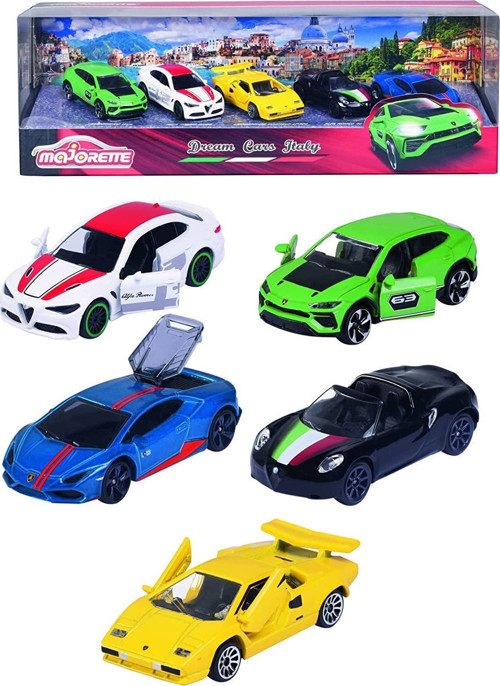 İtalyan Rüyası Metal (Die-cast) Arabalar - 5'li Hediye Seti 212053178